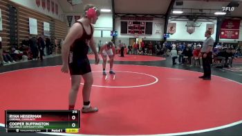 215 lbs Cons. Semi - Ryan Heiserman, Cardinal Community vs Cooper Buffington, Columbus Community/WMU