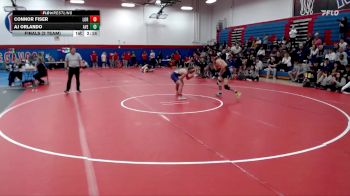 133 lbs Finals (2 Team) - Connor Fiser, Loras vs AJ Orlando, Averett