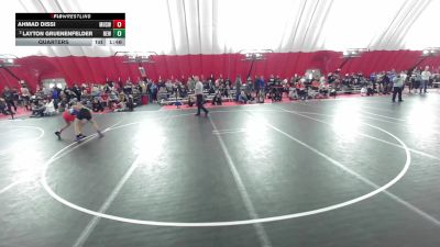 16U Boys - 106 lbs Quarters - Ahmad Dissi, Mukwonago High School Wrestling vs Layton Gruenenfelder, RT Elite Wrestling