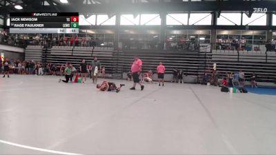 53-57 lbs 1st Place Match - Rage Faulkner, Ste. Genevieve Youth Wrestling vs Jack Newsom, Cory Clark Wrestling