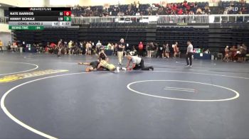 141 lbs Cons. Round 2 - Nate Barrios, Delta College vs Kenny Schulz, Lemoore College