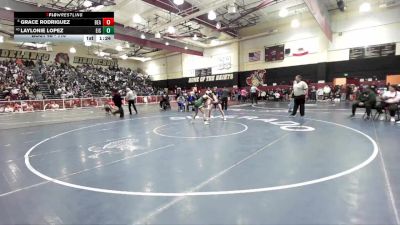 110 lbs Champ. Round 2 - Laylonie Lopez, Eisenhower vs Grace Rodriguez, Beaumont