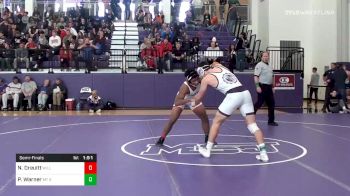 195 lbs Semifinal - Nasir Dreuitt, William Penn HS vs Parker Warner, Mt St Joseph