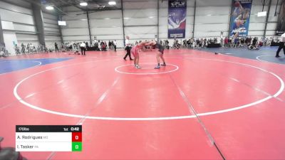 170 lbs Consi Of 16 #1 - Anthony Rodrigues, MD vs Isaiah Tasker, PA