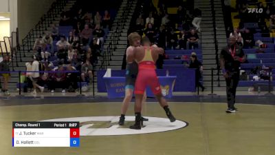 87 lbs Champ. Round 1 - Jamarii Tucker, Marines vs Dm Hallett, Colorado