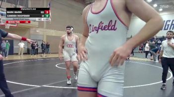 285 lbs Quarterfinal - Camden Roofener, Linfield University vs Mark Marin, Clackamas Community College
