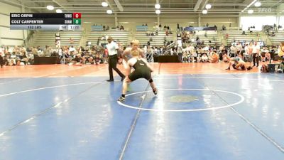 152 lbs Rr Rnd 1 - Eric Orpin, TNWC Silver Fox - HSB vs Colt Carpenter, Shamrock Wrestling Club Green - HSB