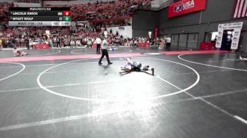 115 lbs Semifinal - Lincoln Swick, Askren Wrestling Academy vs Wyatt Wolf, Crass Trained