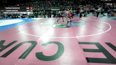 4A 175 lbs Cons. Round 3 - Aaron Cruces, American Falls vs Nathan Marston, Homedale