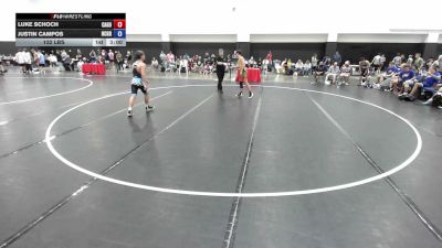 132 lbs Luke Schoch, California Gold vs Justin Campos, North Carolina