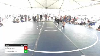 120 lbs Consi Of 8 #2 - Moises Garzaro, Scotsmen WC vs Caleb Valenzuela, Chino WC