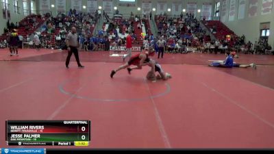 157 lbs Quarters & Wb (16 Team) - William Rivers, Hewitt-Trussville vs Jesse Palmer, Oak Mountain