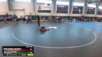 85 lbs 1st Place Match - Bryce Ragland, Jflo Trained vs Iker Daniel Valencia, All American Wrestling Club