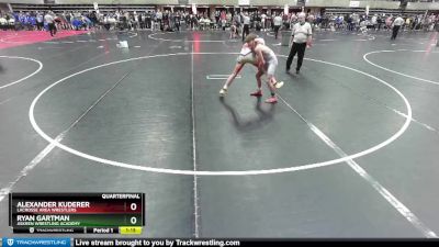 91 lbs Quarterfinal - Ryan Gartman, Askren Wrestling Academy vs Alexander Kuderer, LaCrosse Area Wrestlers