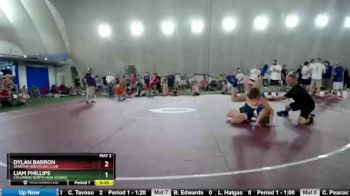 148 lbs Champ. Round 2 - Liam Phillips, Columbus North High School vs Dylan Barron, Spartan Wrestling Club