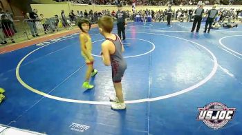 67 lbs Round Of 16 - Braxtyn Taylor, Clinton Youth Wrestling vs Mathias Aragon, Team Tulsa Wrestling Club