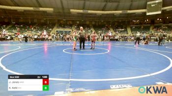 70 lbs Consi Of 8 #2 - Jemma Jones, Cyril Youth Wrestling vs Canon Williams, Piedmont