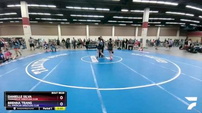 112 lbs Cons. Semi - Danielle Silva, Thundercat Wrestling Club vs Brenna Trang, All American Wrestling Club