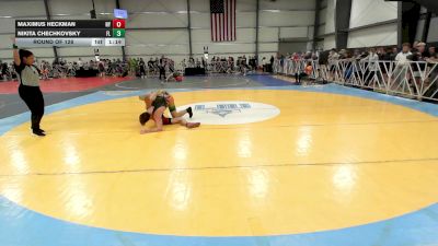 160 lbs Round Of 128 - Maximus Heckman, NY vs Nikita Chechkovsky, FL