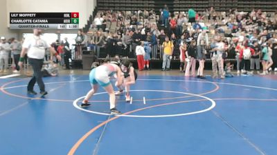 109 lbs Quarterfinal - Lily Moffett, Henlopen Hammers vs Charlotte Catania, All I See Is Gold Academy