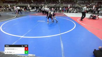 86 lbs Rr Rnd 4 - Devyn Hammond, Walsh Eagles Peewee Wrest vs Abrielle St Clair, Pikes Peak Warriors