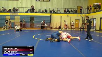 285 lbs Round 2 - Fabian Morales, Dodge City Training Center vs William Bishop, Girard Matside Wrestling Academy