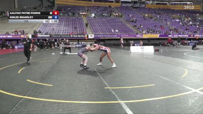 103 lbs Placement Matches (16 Team) - Kinlee Brandley, Colorado Mesa University vs Aaliyah Payne-parris, Sacred Heart