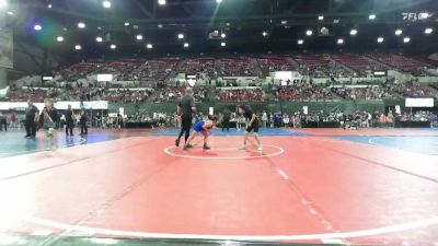 87 lbs Round 3 - Nylah Dugan, Ft. Belknap Warriors vs Paizleigh Real Bird, Medicine Horse
