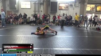 96 lbs Round 1 - Josh Wasnieski, Quest vs Cannon Driscoll, Terps Xtreme
