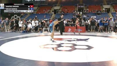 132 lbs Champ. Rd Of 64 - Martez Sheard, Wisconsin vs Micah Garcia, California
