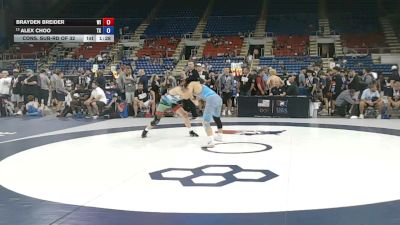 132 lbs Cons. Sub-rd Of 32 - Brayden Breider, Wisconsin vs Alex Choo, Texas