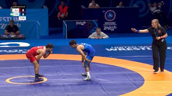 57 kg Qualif. - Salah Eddine Kateb, Algeria vs Gulomjon Abdullaev, Uzbekistan