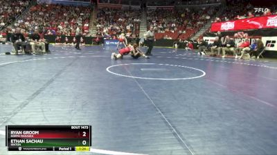 1A-132 lbs Cons. Round 4 - Ryan Groom, North Mahaska vs Ethan Sachau, Hinton