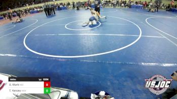 98 lbs Consi Of 16 #2 - Gage Stark, Norman Grappling Club vs Tyler Yancey, High Ground Wrestling