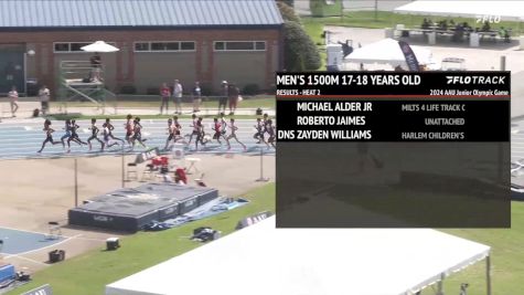 Youth Boys' 1500m, Finals 3 - Age 17-18