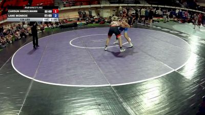 138 lbs Carsun Hinkelmann, Idaho 2 HS Boys vs Lane Monroe, Utah 1 HS Boys