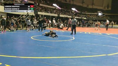 K-2 56 Round 3 - Lawson Knappick, Bull Island Grappling vs Elwood Austin IV, Virginia Beach Fighthouse