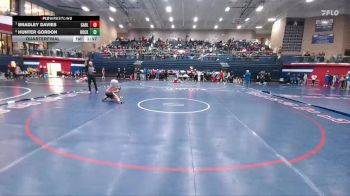 144 lbs Quarterfinal - Bradley Davies, Carl Albert vs Hunter Gordon, Rockwall