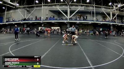 68 lbs Finals (2 Team) - Julie Fleming, Mat Assassins Red vs Asher Franco, Junior Terps