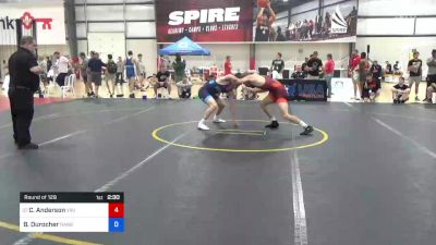 74 kg Round Of 128 - Cody Anderson, Viking Wrestling Club (IA) vs Benjamin Durocher, Ranger Wrestling Club