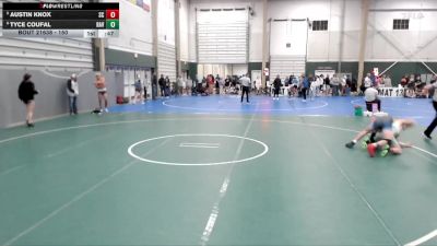 150 lbs Cons. Round 2 - Tyce Coufal, Ravenna vs Austin Knox, Sedgwick County