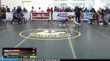 113 lbs Cons. Round 4 - Jake Mclaughlin, Mater Dei vs Bryce Gonzales, Norco