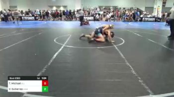 130 lbs Semifinal - Trevor Michael, All American TC vs Viviano Gutierrez, Savage House