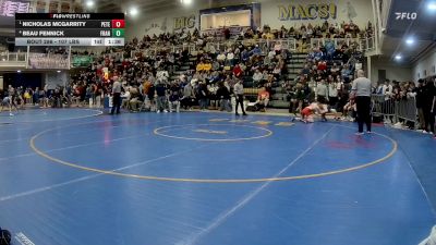 107 lbs Semifinal - Nicholas McGarrity, Peters Township vs Beau Fennick, Franklin Regional