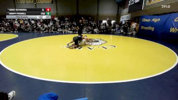 141 lbs 7th Place - Gino Schinina, St. Peter`s Prep (NJ) vs Griff Powell, Lyons Township (IL)