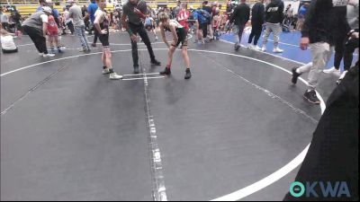 80 lbs Consi Of 4 - Emery Hunter, Duncan Demon Wrestling vs Judson Gann, Barnsdall Youth Wrestling