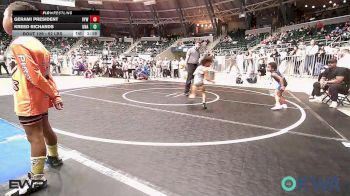 52 lbs Quarterfinal - Gerami President, Victory Youth Wrestling vs Kreed Richards, Unattached