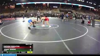 182 lbs Quarterfinal - Mathew Singleton, Woodward Academy vs Josiah Jenkins, Jesuit