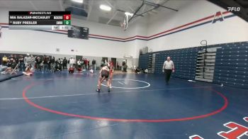 120 lbs Cons. Round 2 - Ruby Presler, Shawnee Mission Northwest HS vs Mia Salazar-McCauley, McKinney Boyd
