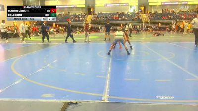 133 lbs Cons. Round 3 - Cole Hunt, Mt. Olive vs Jaydon DeHart, University Of Rio Grande